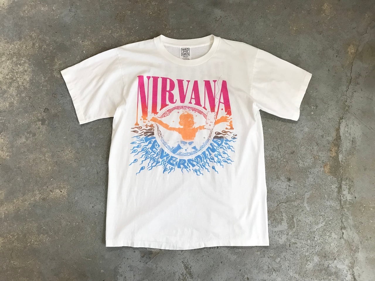 90s NIRVANA "NEVER MIND" T-shirt MADE IN USA