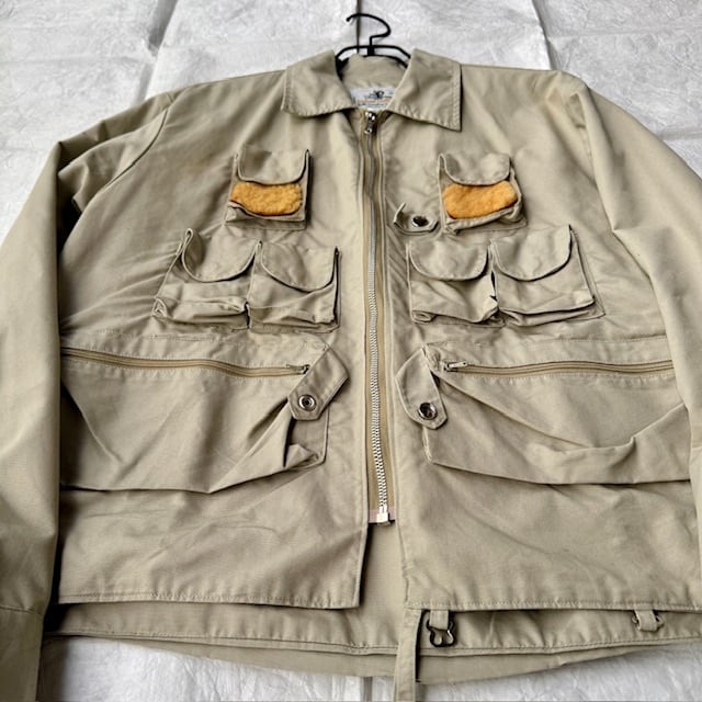 70s blacksheep フィッシングジャケット　XL カメラマン 70's Vintage Black Sheep Fly Fishing / Wading Jacket “DeadStock