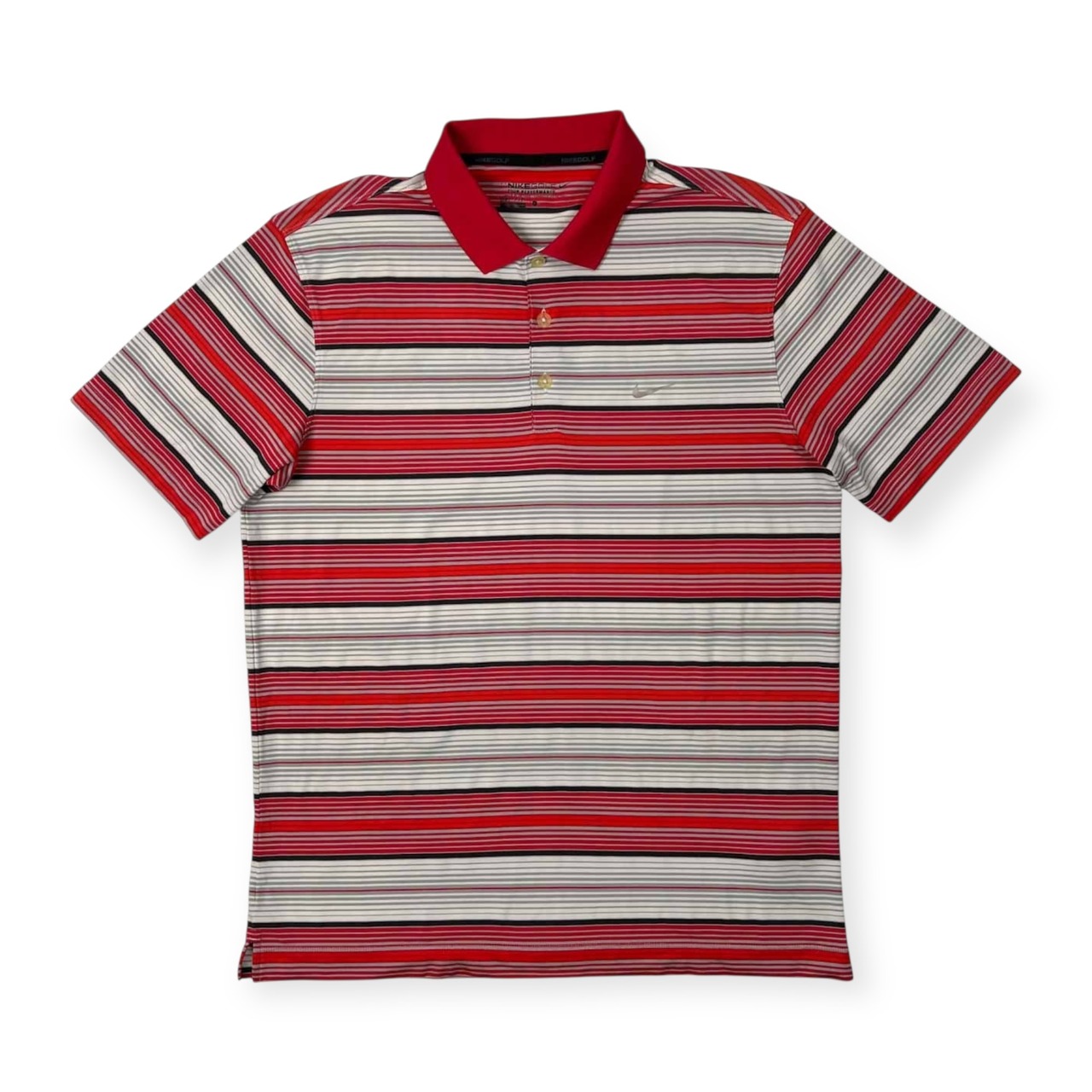 NIKE GOLF ナイキ ゴルフ ボーダー柄 半袖 ストレッチ ポロシャツ サイズ L /メンズ