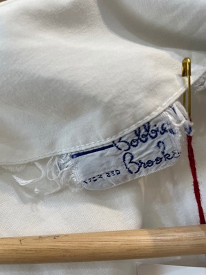 VINTAGE 50's "bobbie brooks" white blouse