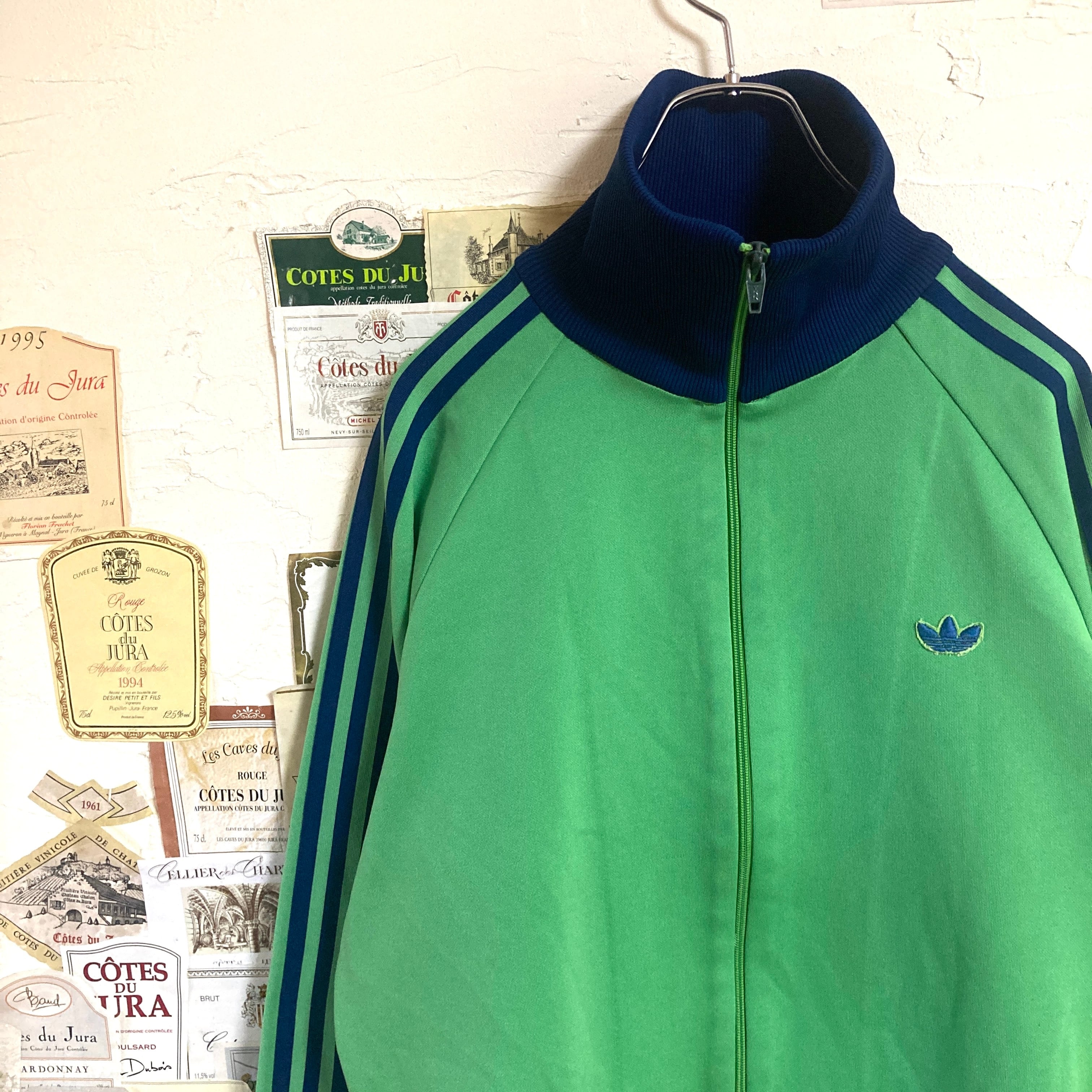 vintage old adidas 80s トラックジャケット デサント製