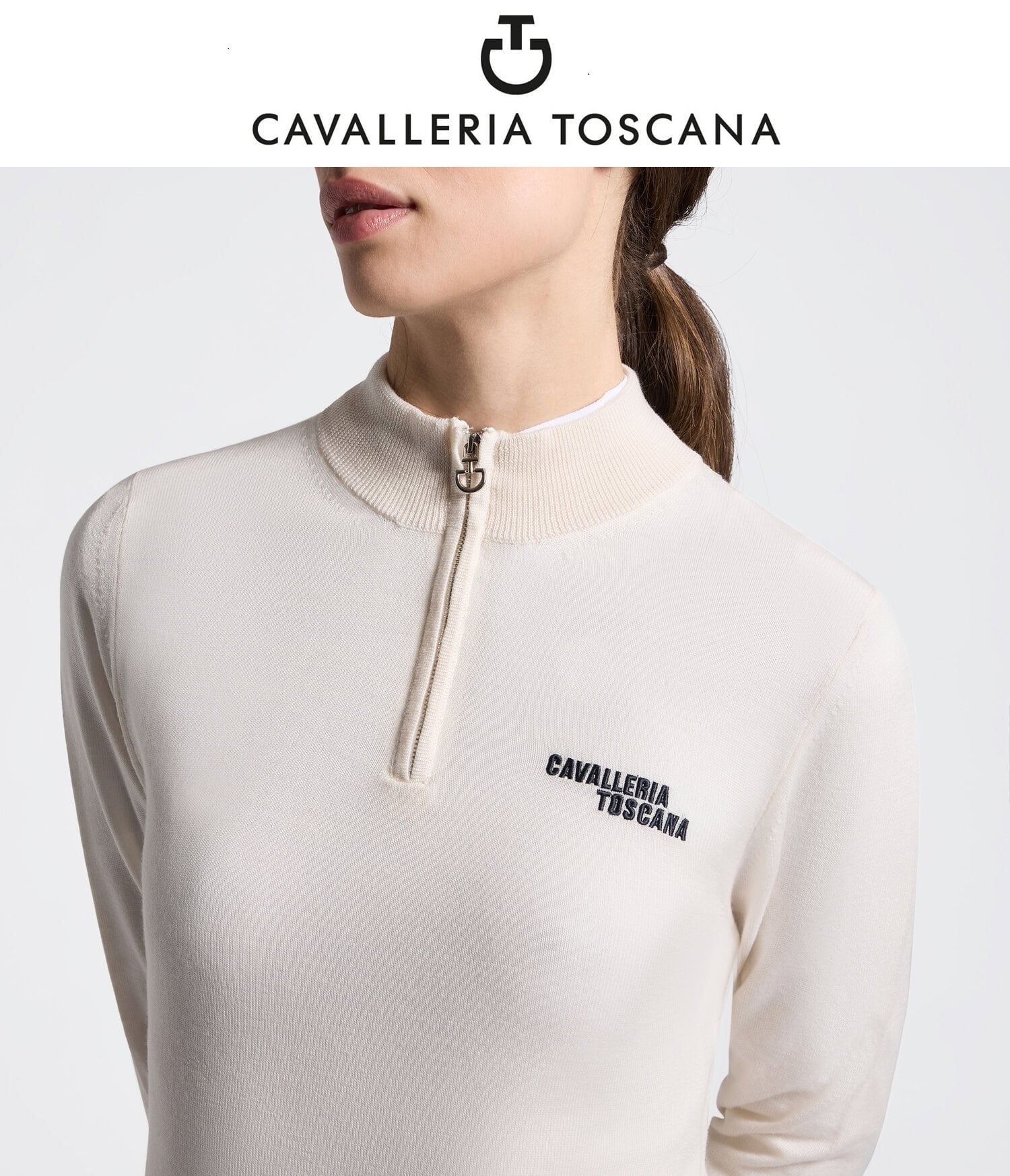 CavalleriaToscanaレディス スエットシャツ MAD158LA051 | 乗馬用品