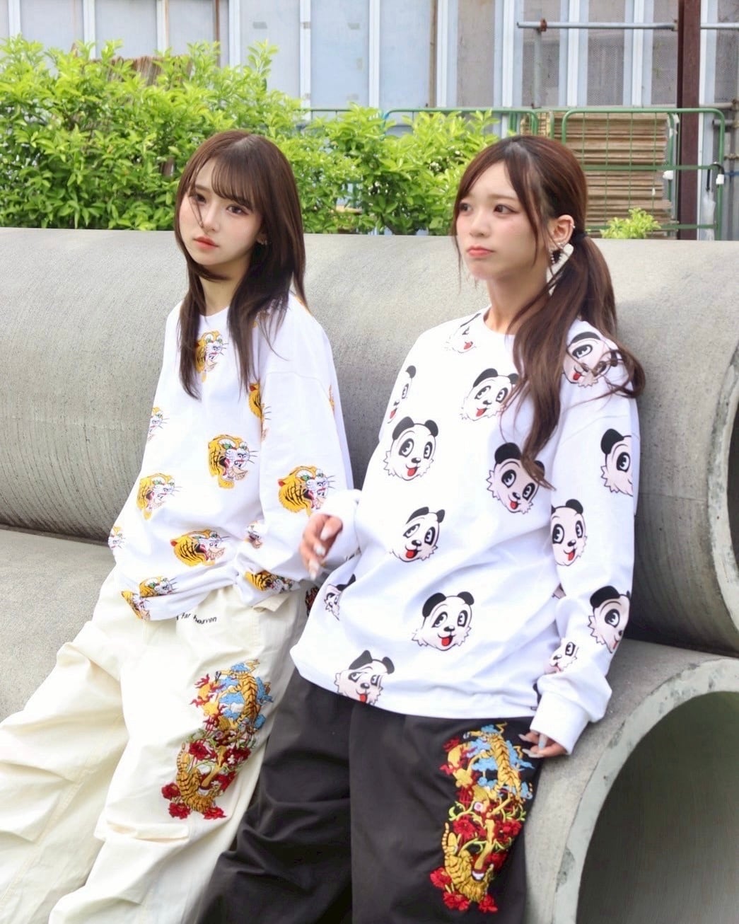 総柄虎ロンT | チュウカタベタイ