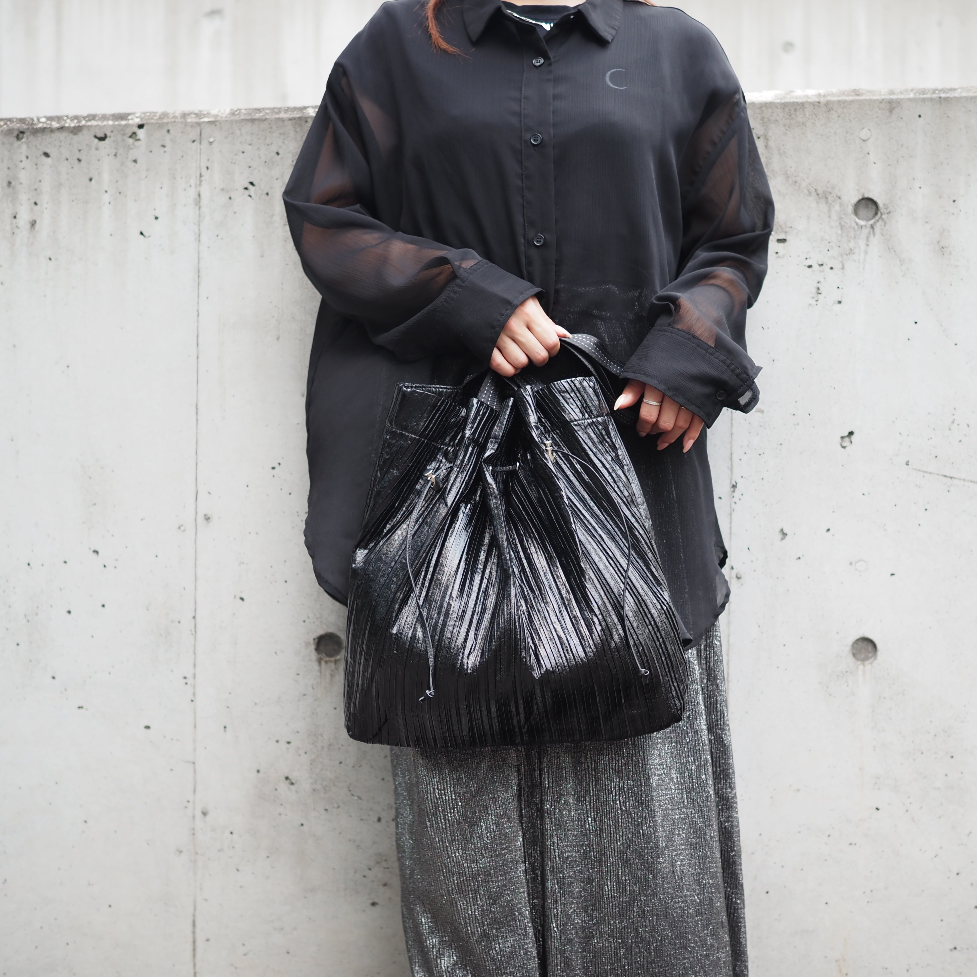 お洒落サブバッグ PS-0114(090909)ブラック | OSAM ONLINE SHOP