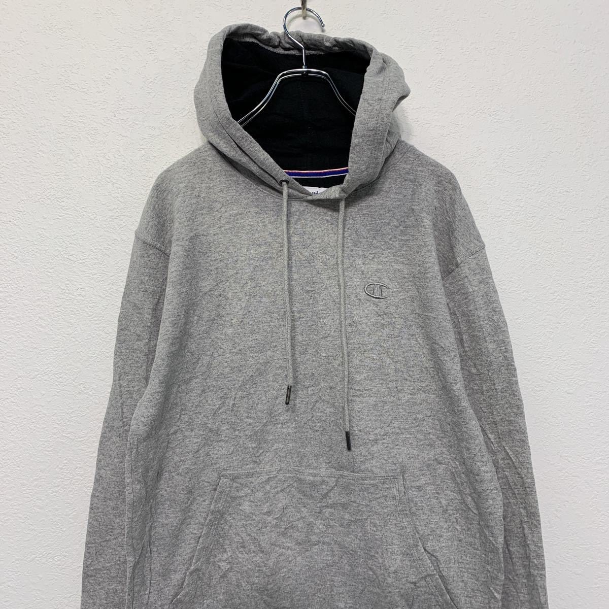 champion ロゴ スウェット パーカー S ライトグレー チャンピオン