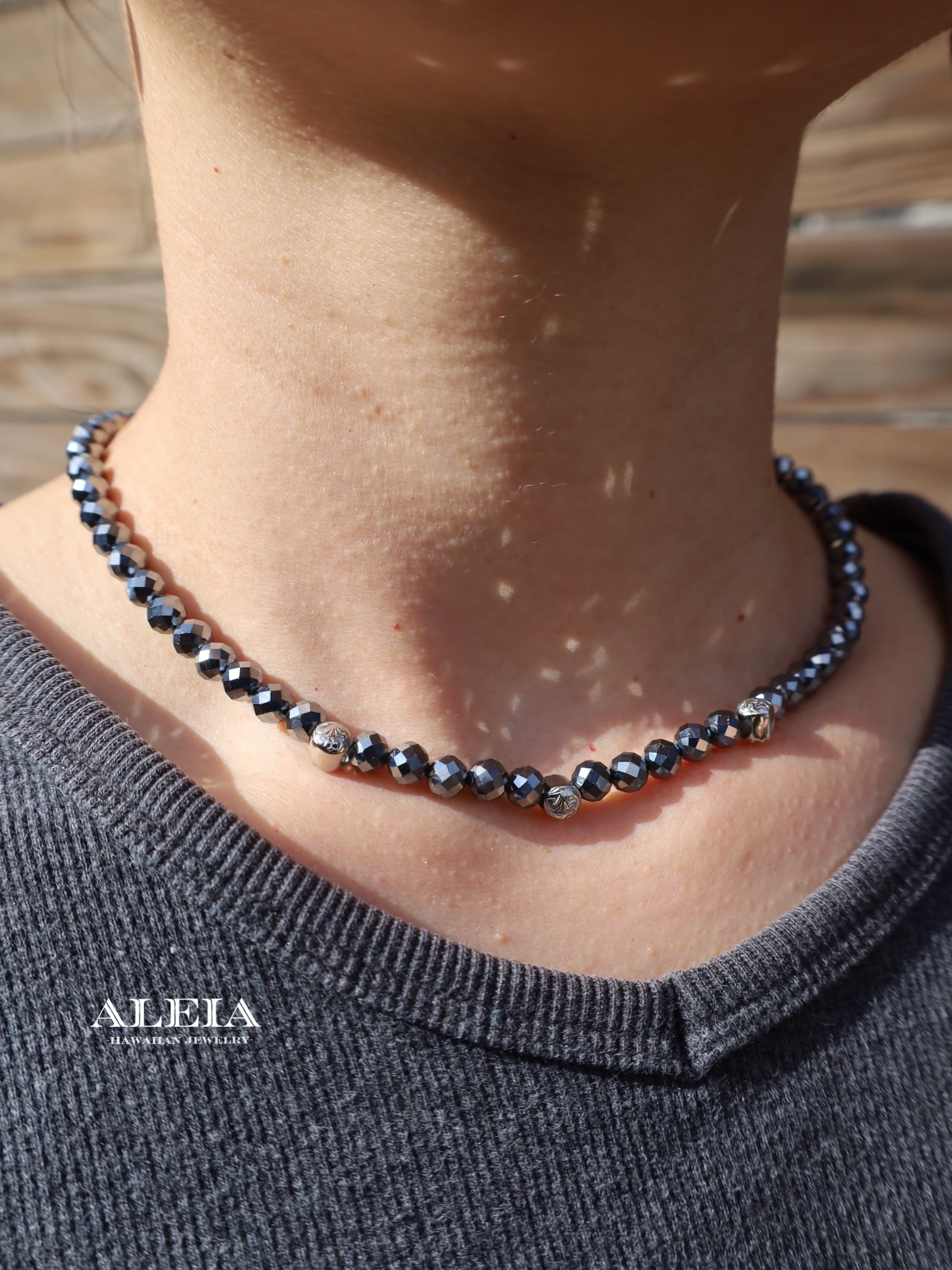 terahertz ore necklace[316L]ハワイアンジュエリー | ALEIA【Hawaiian
