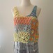 yushokobayashi/yellow crochet top