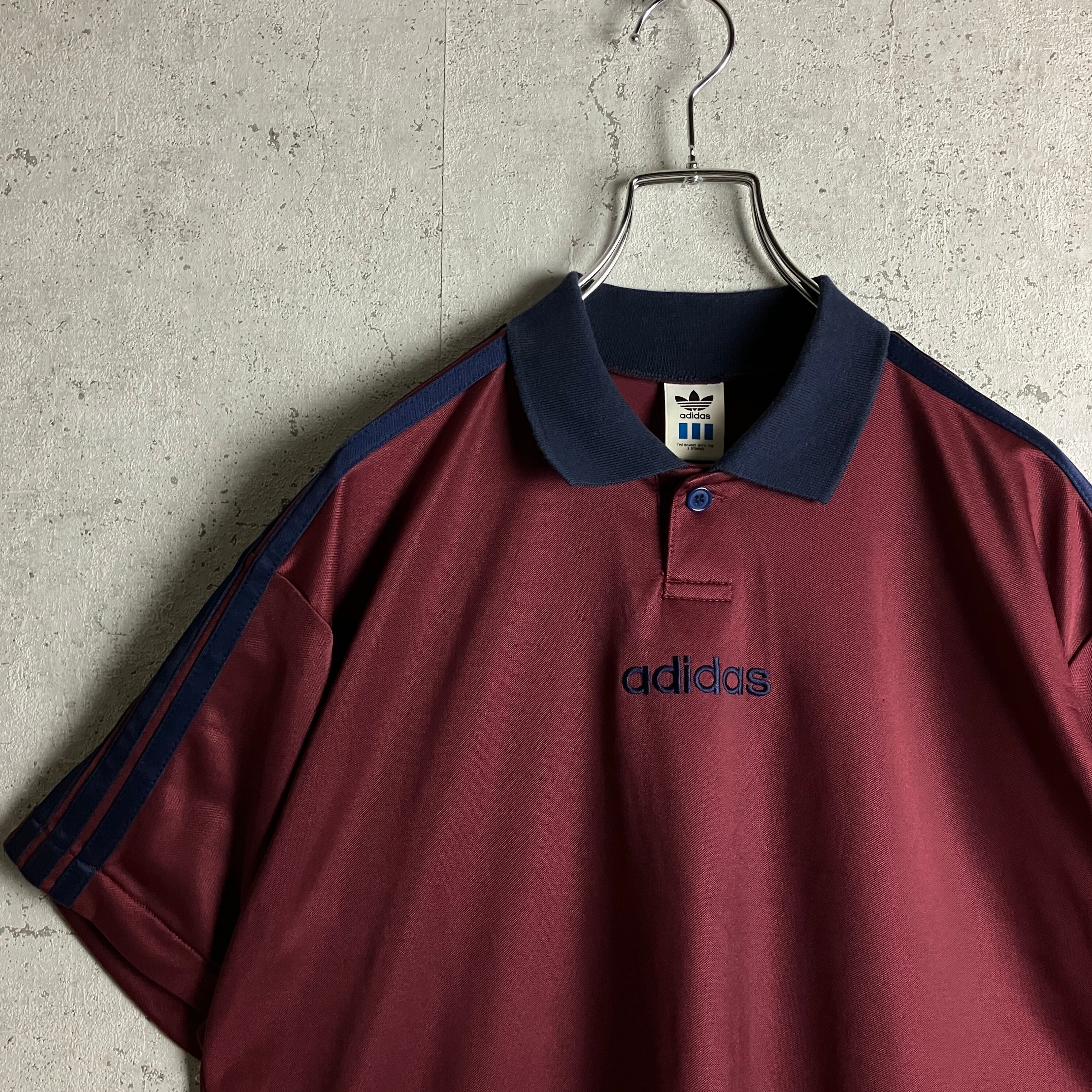 90s~ OLD adidas アディダス デサント製 ゲームシャツ サッカー ...