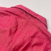 45R フォーティファイブアール シェルボタン テーラードジャケット /レッド レディース