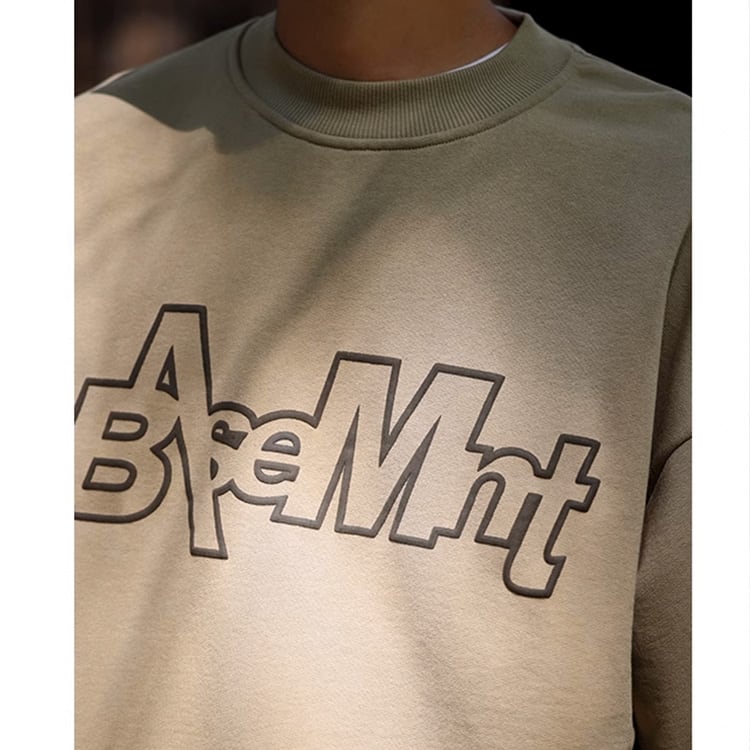 ★LETTER PRINT PULLOVER TOP　　　A0735