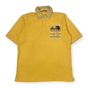 GREENCLUBS グリーンクラブ トムとジェリー コラボ 半袖 ポロシャツ 4/イエロー メンズ ゴルフ