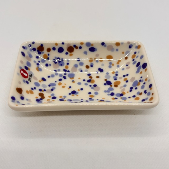 ｲｯﾀﾗ  iittala ﾍﾚ A7ﾌﾟﾚｰﾄ 7x10cm ﾌﾞﾙｰﾌﾞﾗｳﾝ  [カラー: ブルーブラウン]