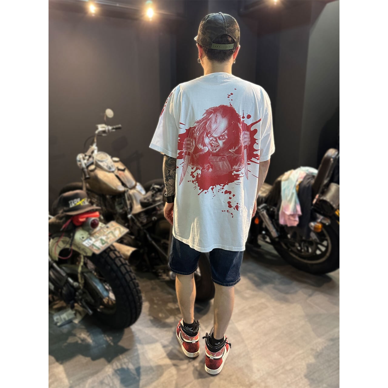 90s Chucky チャイルドプレイ チャッキーの花嫁 プリントTシャツ XL Child's Play 4 】チャイルドプレイ4 Bride of CHUCKY チャッキーの