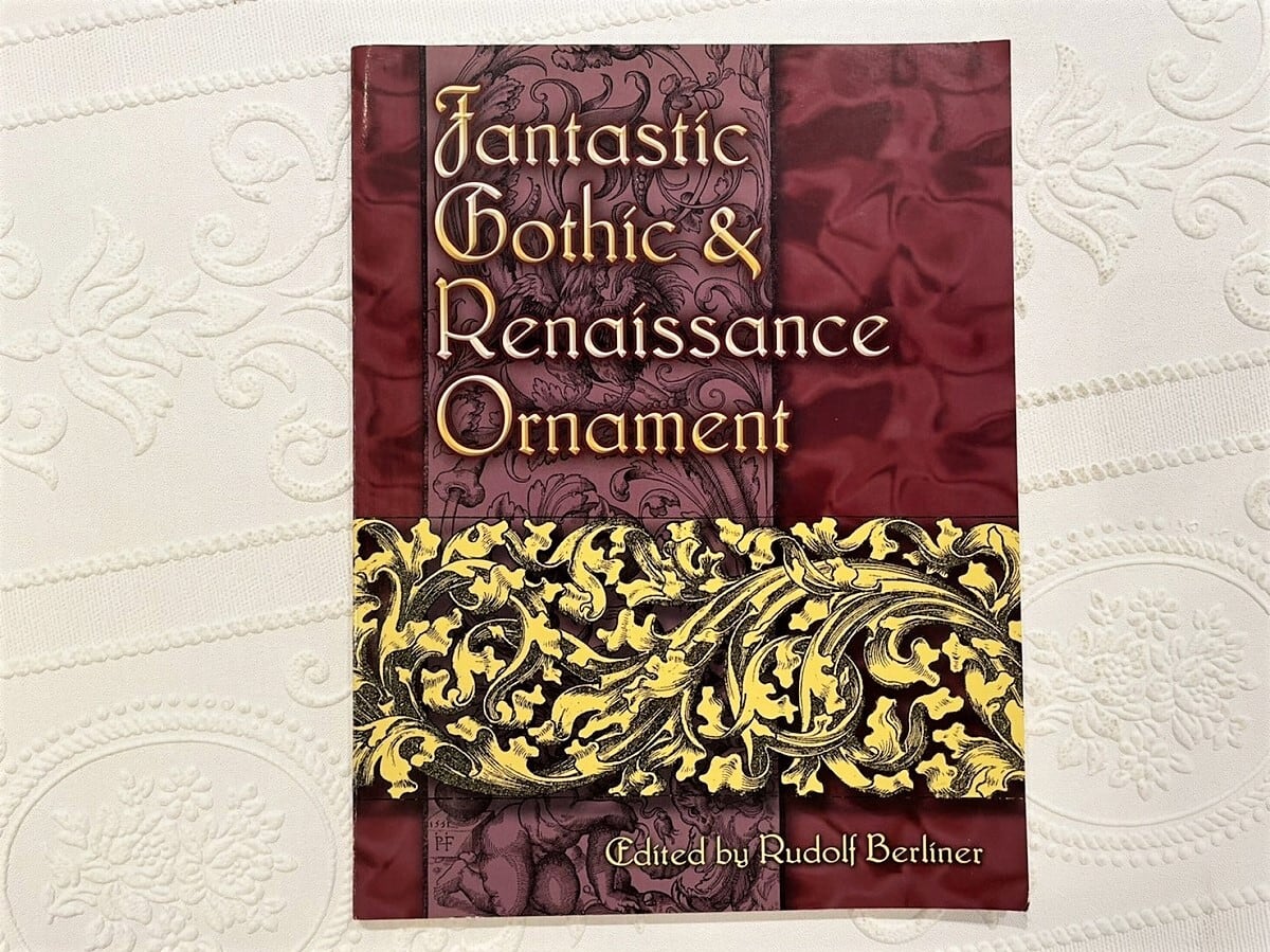 【VA445】Fantastic Gothic and Renaissance Ornament /visual book