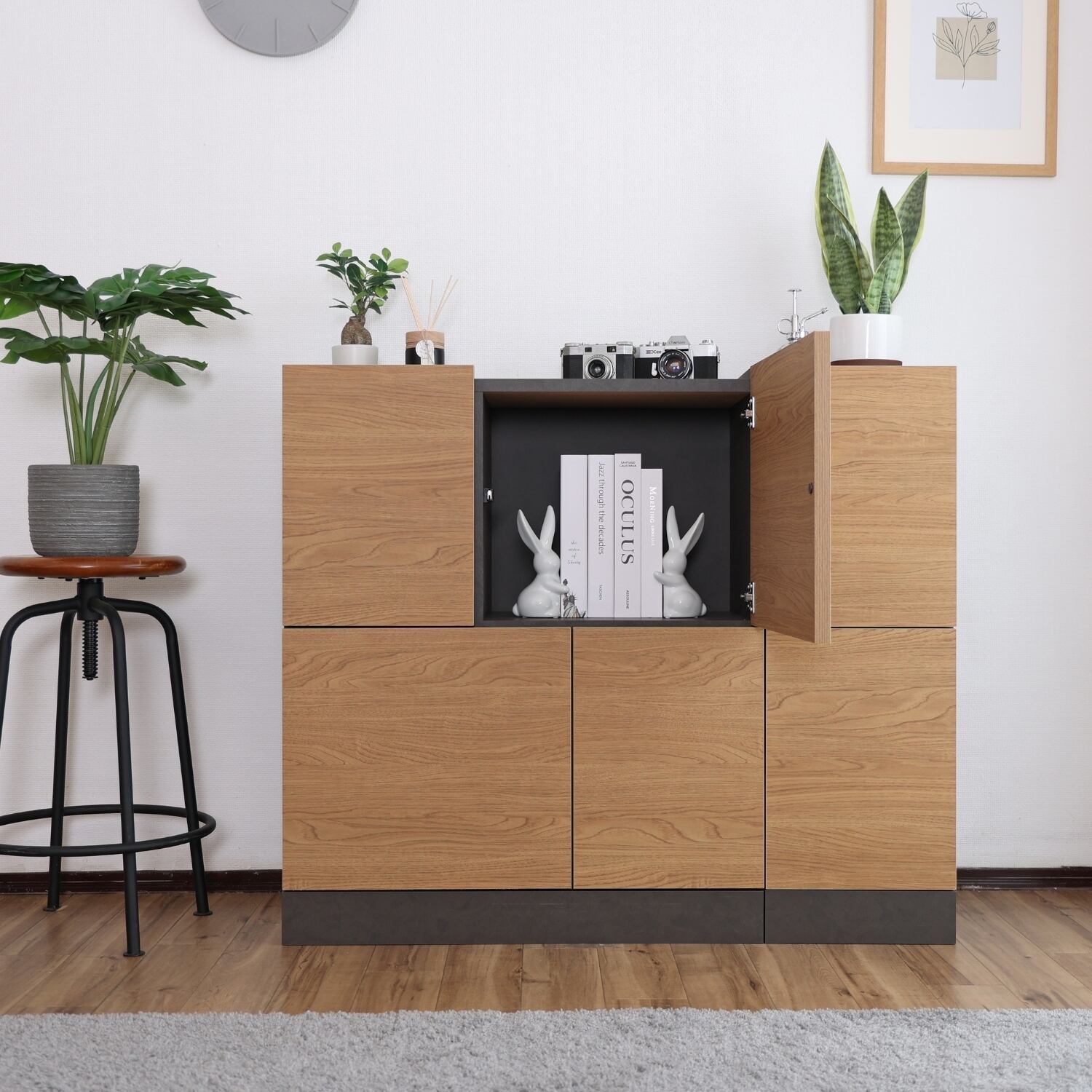 シンプルモダンスリムキャビネット ZE-9030T | タカシン家具工業株式会社