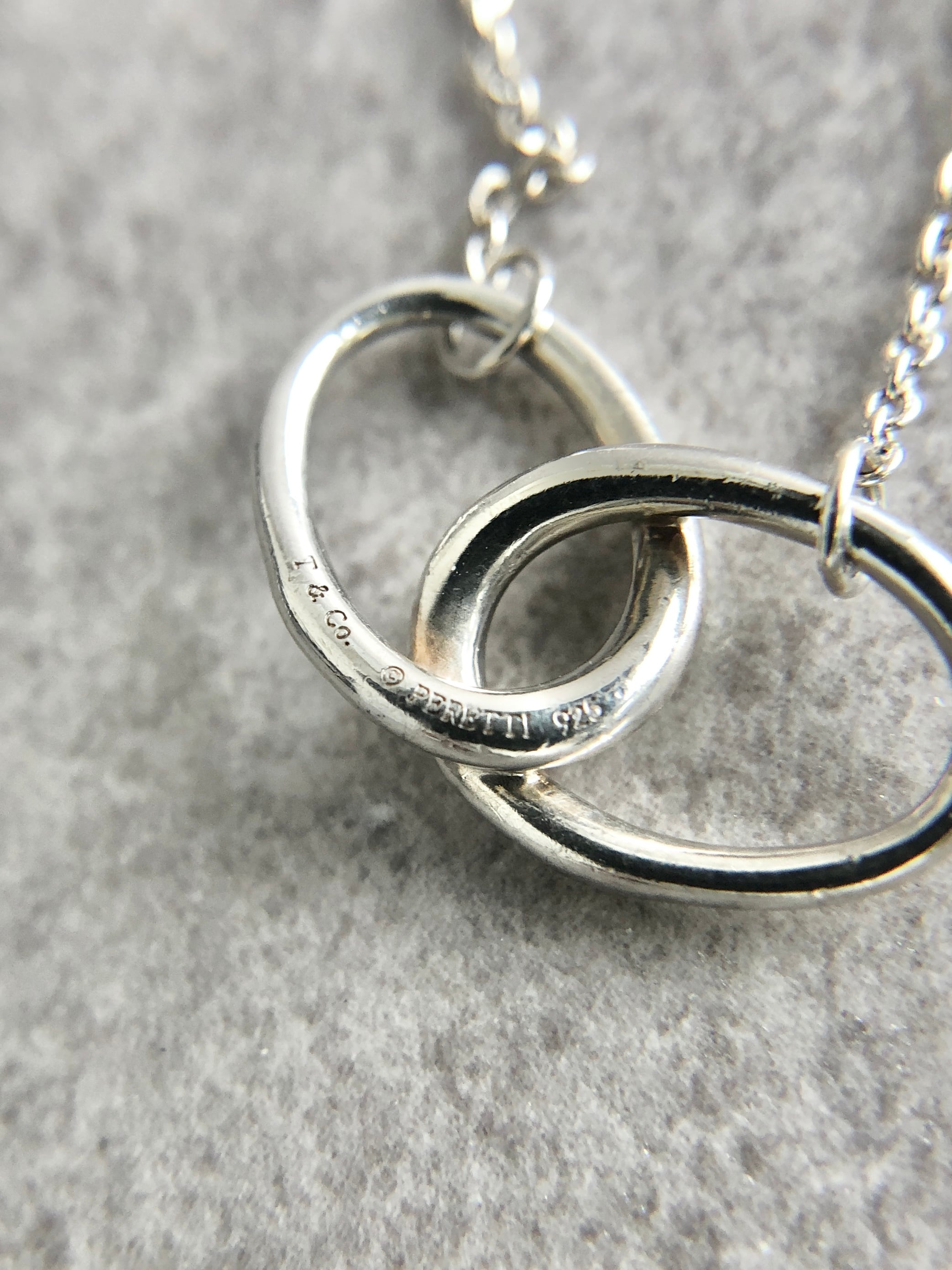 Tiffany & Co. ティファニー ネックレス シルバー ダブルループ 925
