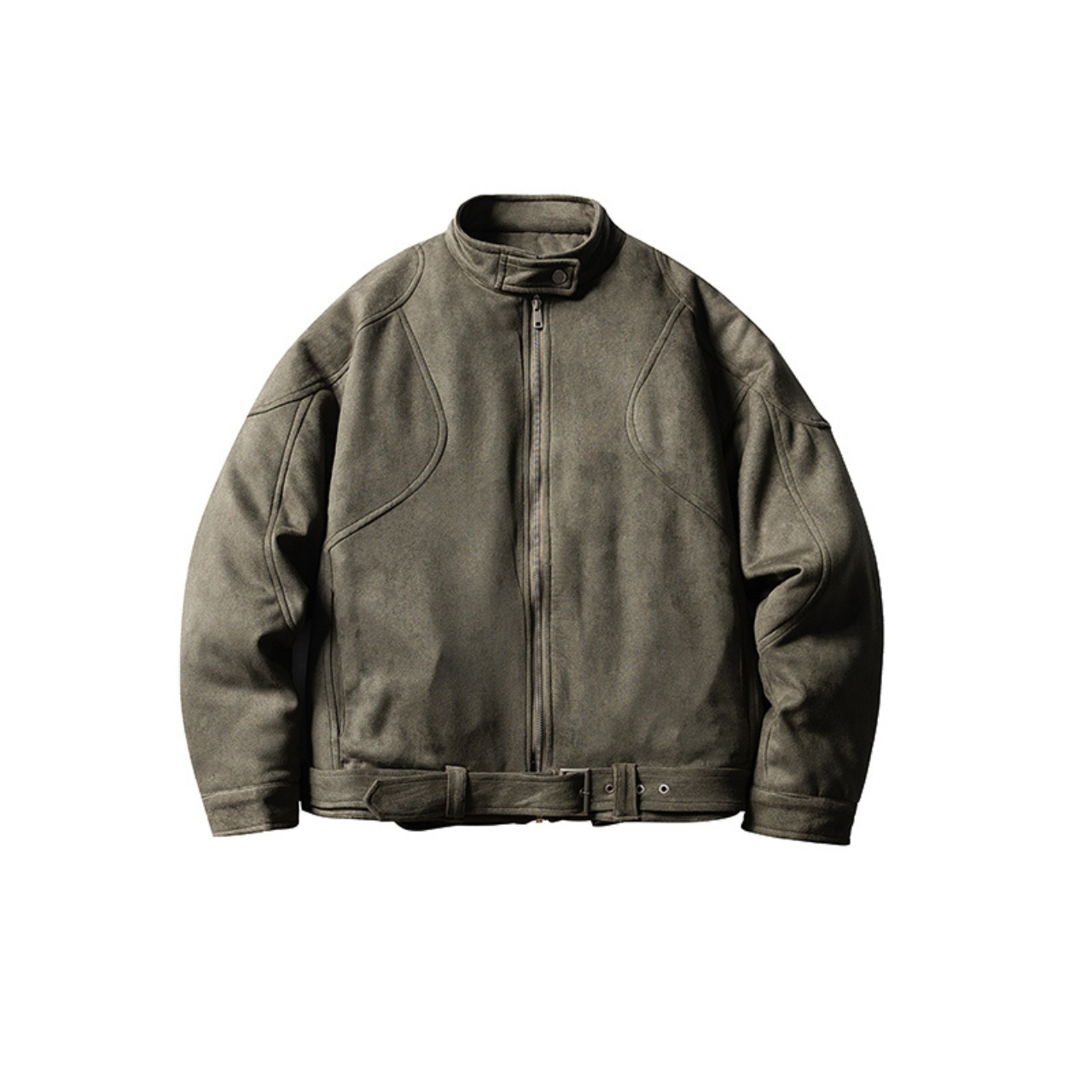 モカスエードシルエットライダースジャケット K5489 - 12