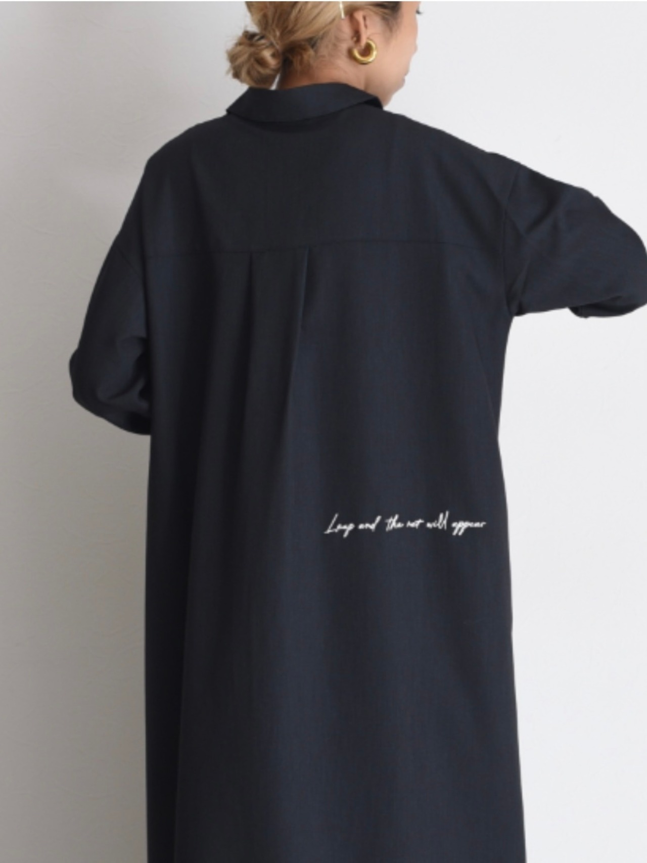 エイミーロウ  Eimee Law テキスト馬柄ptベルテットシャツOP