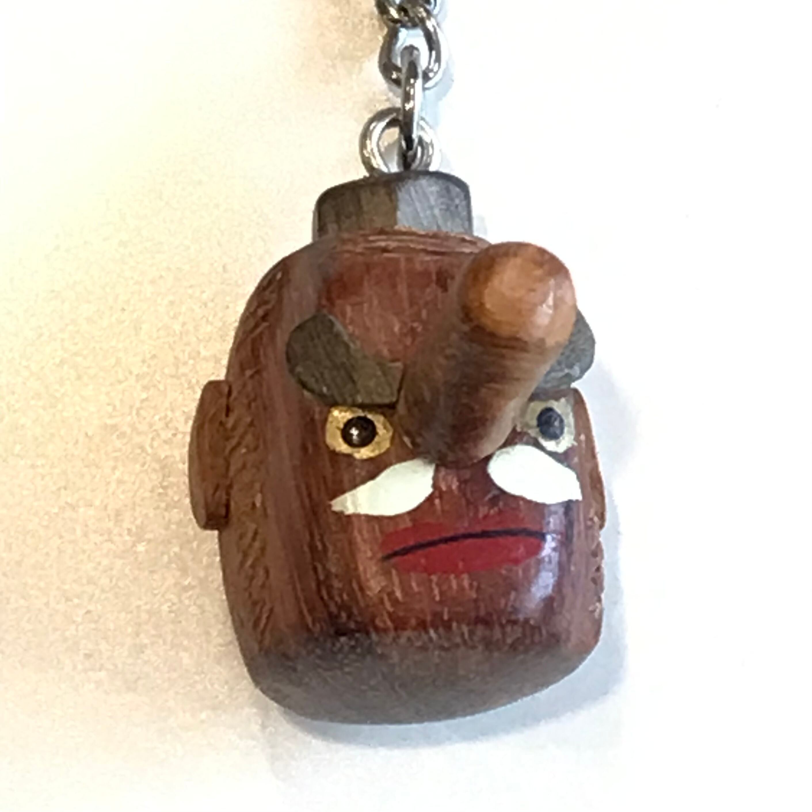 寄木縁起物キーホルダー 天狗 | Macaroni