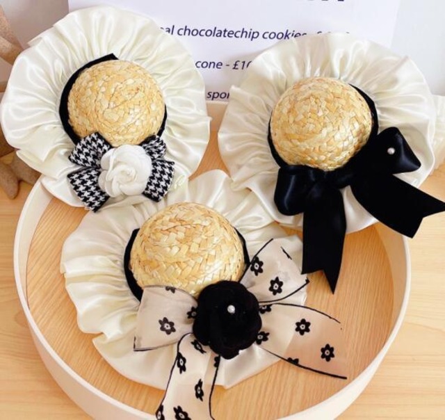 【予約】№210884 シルキーベールむぎわら