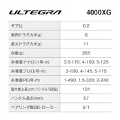 シマノ(SHIMANO) スピニングリール 25アルテグラ 4000XG