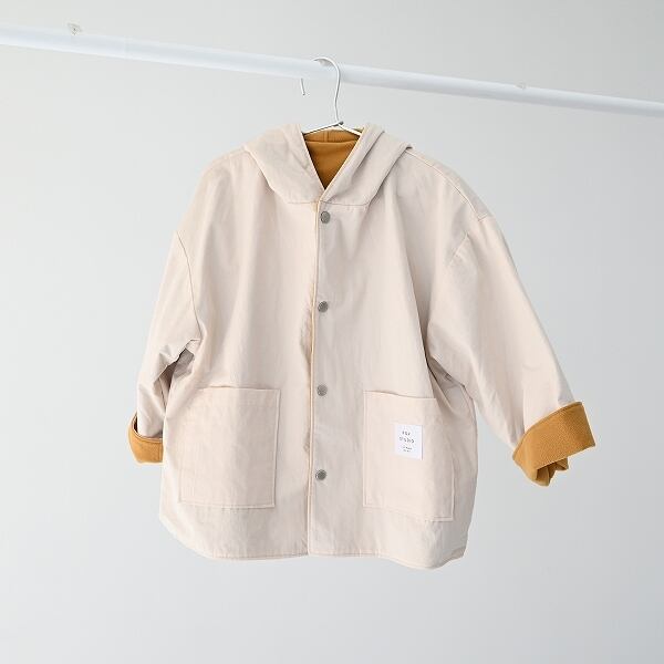 FOV(フォブ) / リバーシブルフードコート / アイボリー / 90-160cm