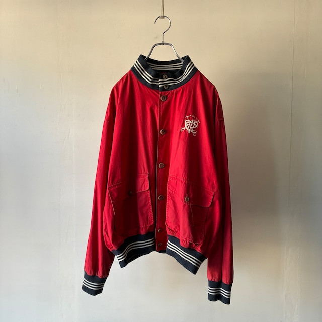 -Polo by Ralph Lauren- ~00's stand collar blouson jacket