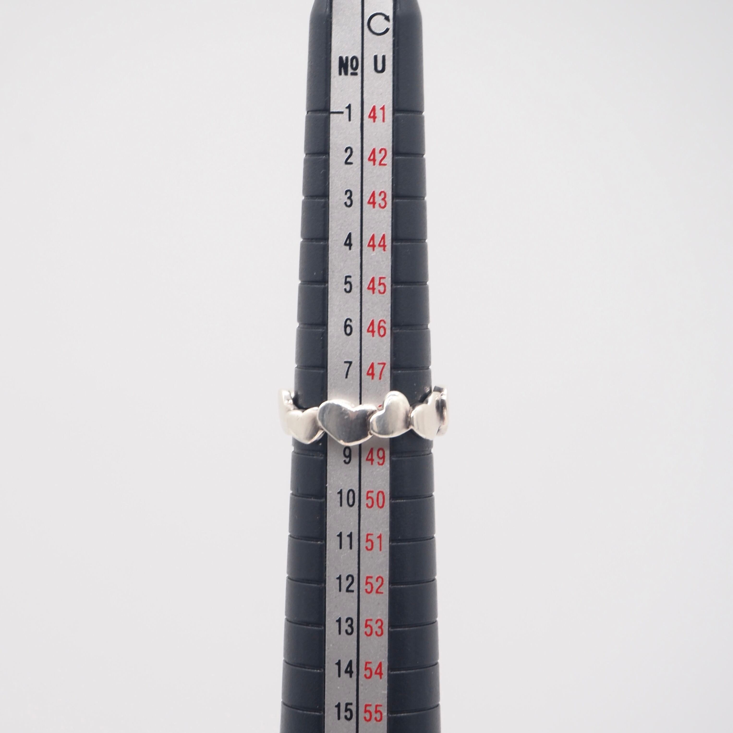 Tiffany&Co. 約9号 パロマピカソ モダンハート リング シルバー925