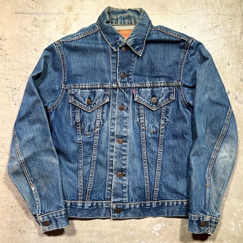 60's~ LEVI'S リーバイス 70505-0217 デニムジャケット Big E 均等V トラッカージャケット 4th 刻印524 USA製 38 希少 ヴィンテージ BA-2103 RM2522H