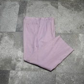 drape silhouette 2tuck rayon blend slacks pink