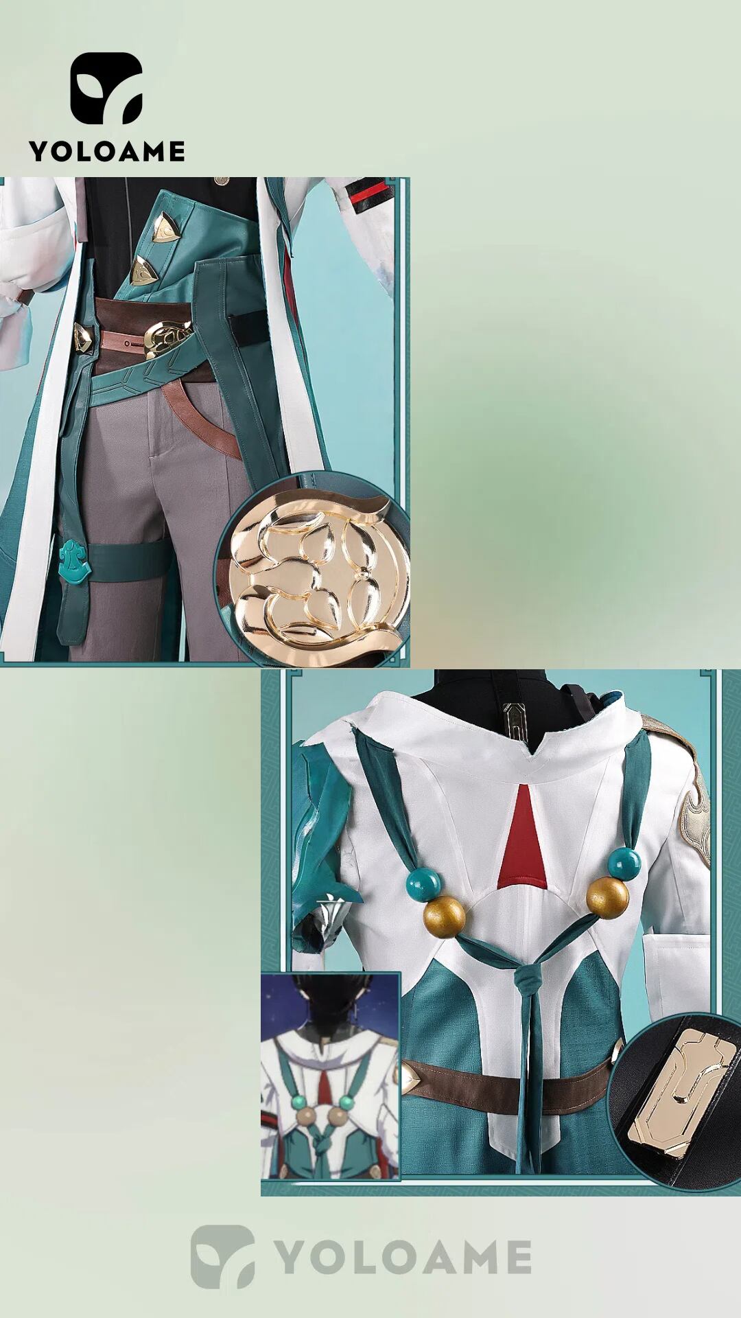 崩壊：スターレイル 丹恒 コスプレ衣装【三分妄想 1/3Delusion正規品