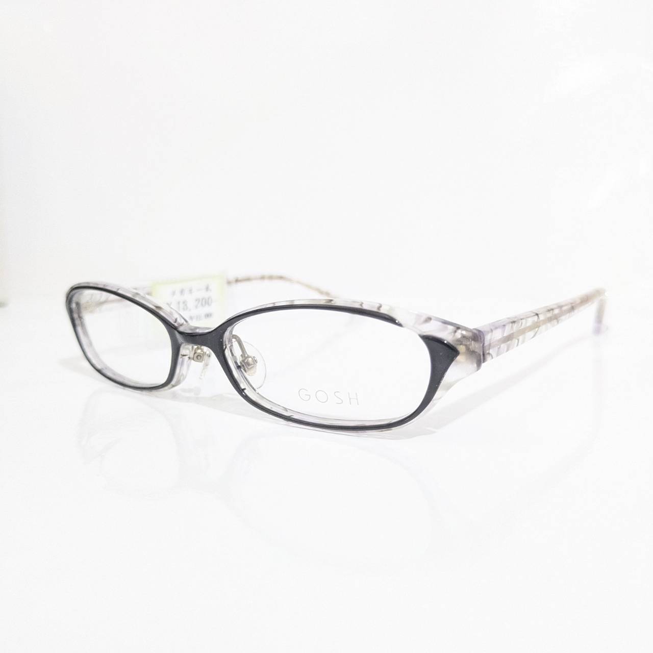 【GOSH】スクエアセルフレーム ブラック