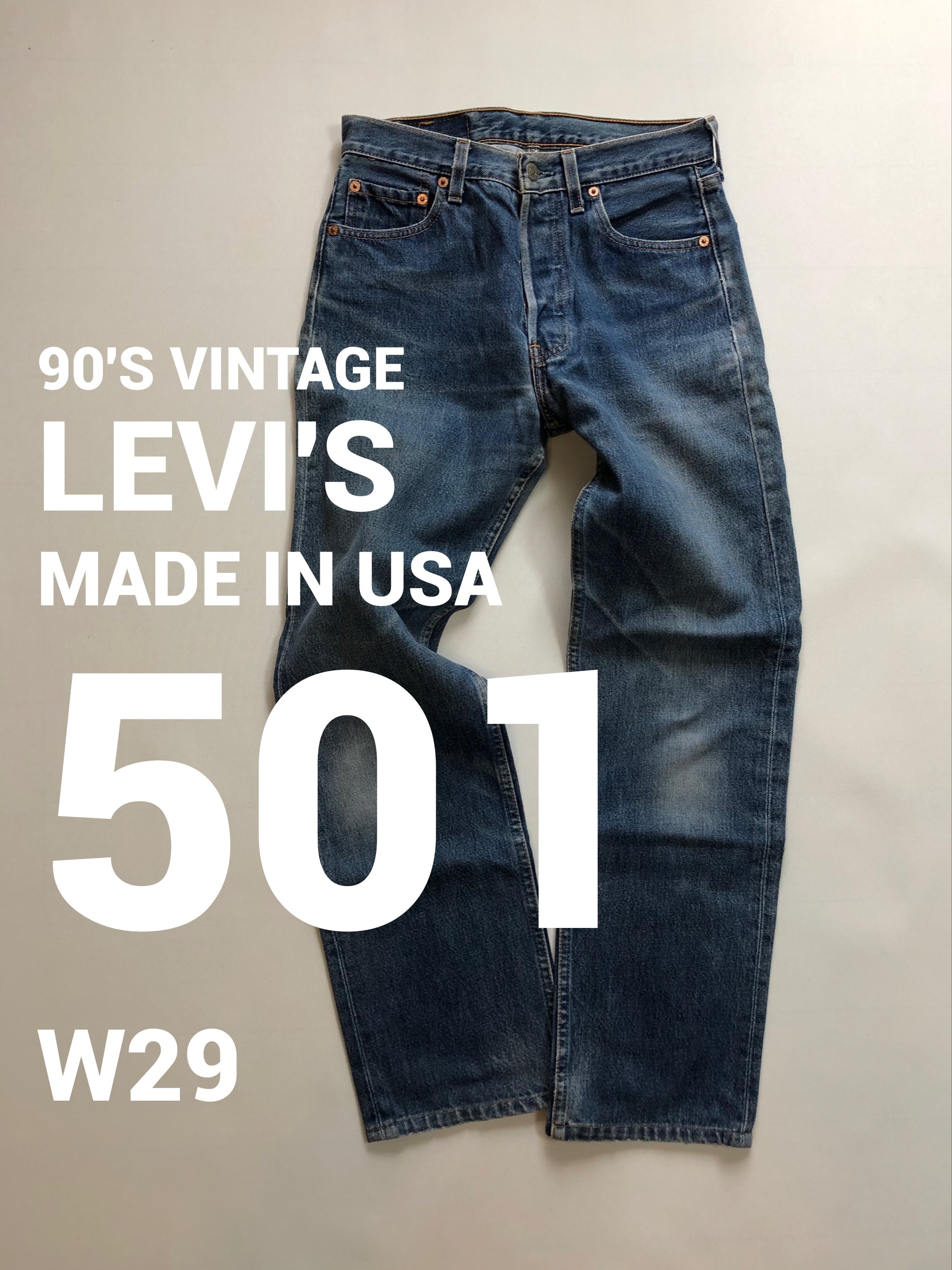 W29 90's MADE in USA Levi's リーバイス 501 48 | ＳＥＣＯＮＤ HAND RED