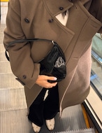 【新作5%OFF・3日間】牛革100%・Curve Bag_onecolor