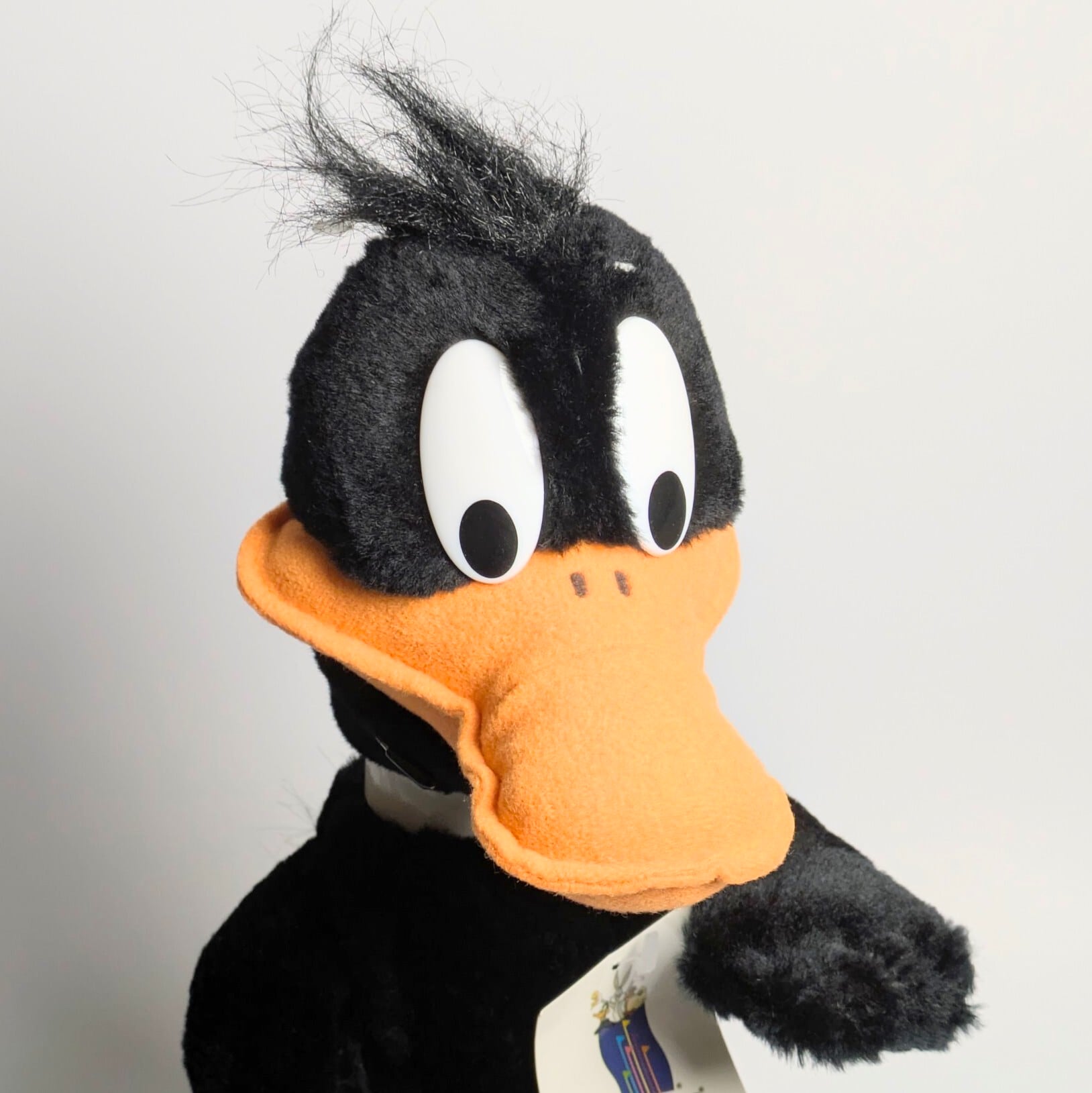 ☆VINTAGE 1994☆【 Looney Tunes ( ルーニーテューンズ ) 】 ダフィー・ダック Six Flags Theme Parks 限定 / ぬいぐるみ / プラッシュ 〚アメリカン雑貨 アメトイ〛