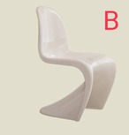 Sチェア カンチレバーチェア PC素材 透明チェア クリアチェア デザイナーズチェア モダン家具 一体成形 ダイニングチェア リブ構造 スタッキングチェア