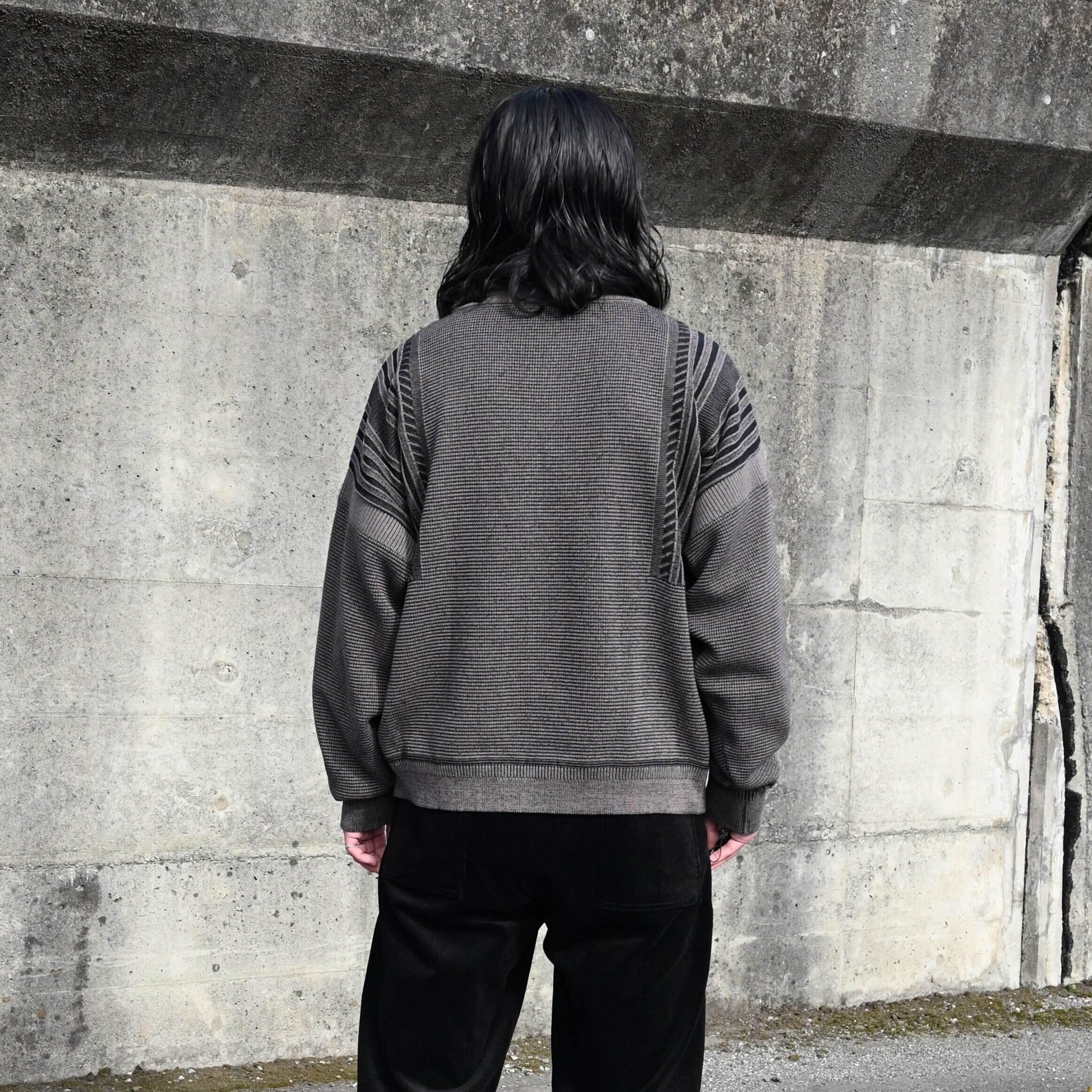 YASHIKI / Fuyushigure Half Zip Knit | GANKO