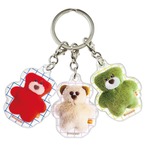 モジョジョジョ3連アクリルキーホルダーbears(1304392)