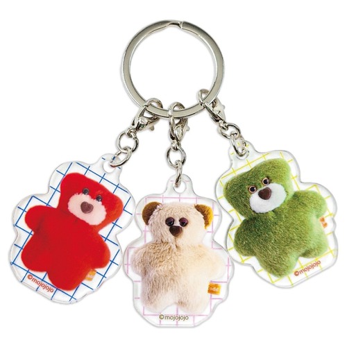 モジョジョジョ3連アクリルキーホルダーbears(1304392)