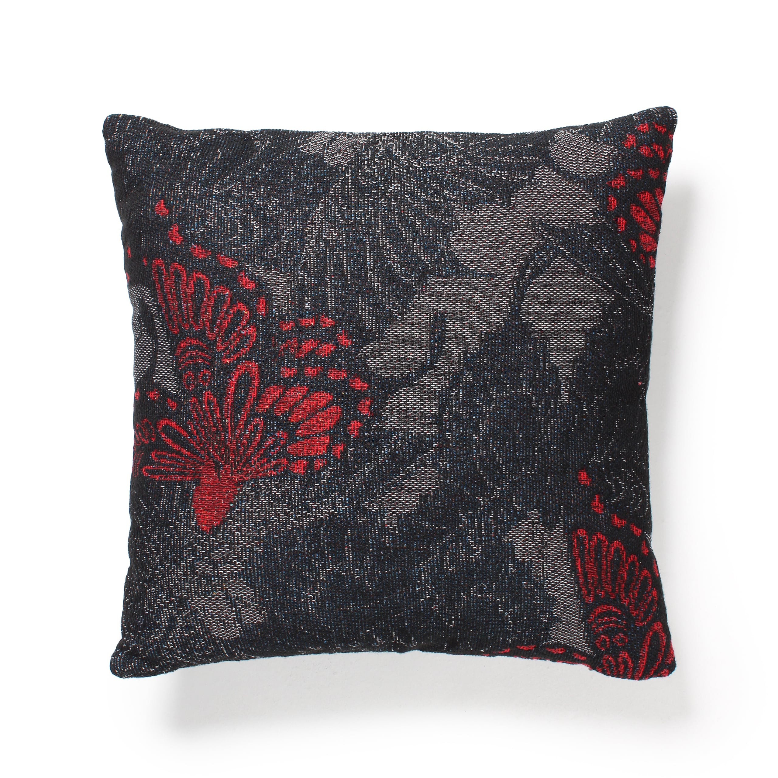 BUDSPOOL GAKKIN 三艶蝶 JACQUARD RUG 舐達麻 AGH GAKKIN × BUDSPOOL 三艶蝶 JACQUARD CUSHION | APHRODITEGANG HOLDINGS