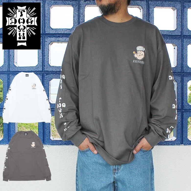 刺繍サービス バッティング手袋 DOGTOWN ロンT ロングTシャツ | irai.co.id
