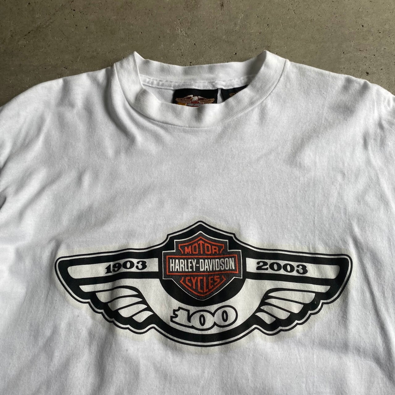 00年代 USA製 Harley-Davidson ハーレーダビッドソン 100周年 両面  