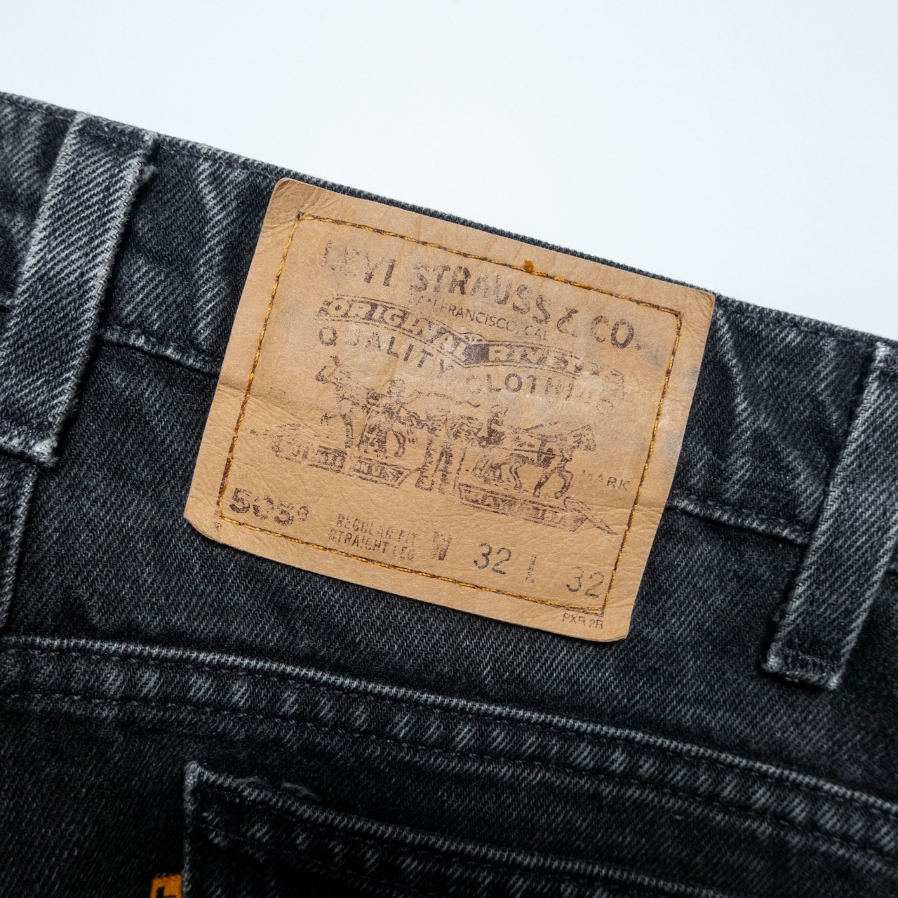 1990’s Levi’s 505 black denim
