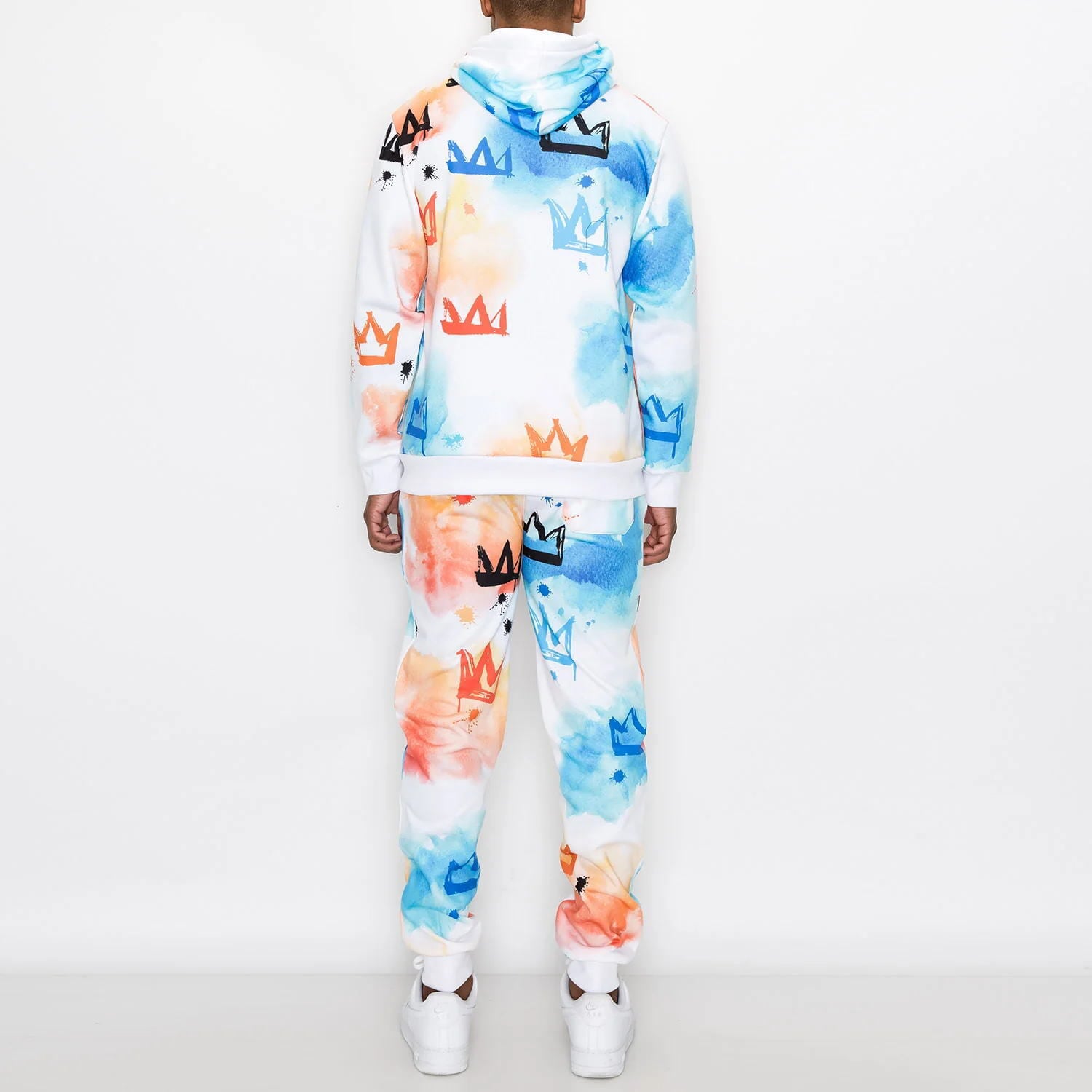 【送料無料】ビクトリアス パーカー スウェットパンツ キングペイント セットアップ VICTORIOUS USA PAINT SPLATTER  KING FLEECE SETUP SUNSET