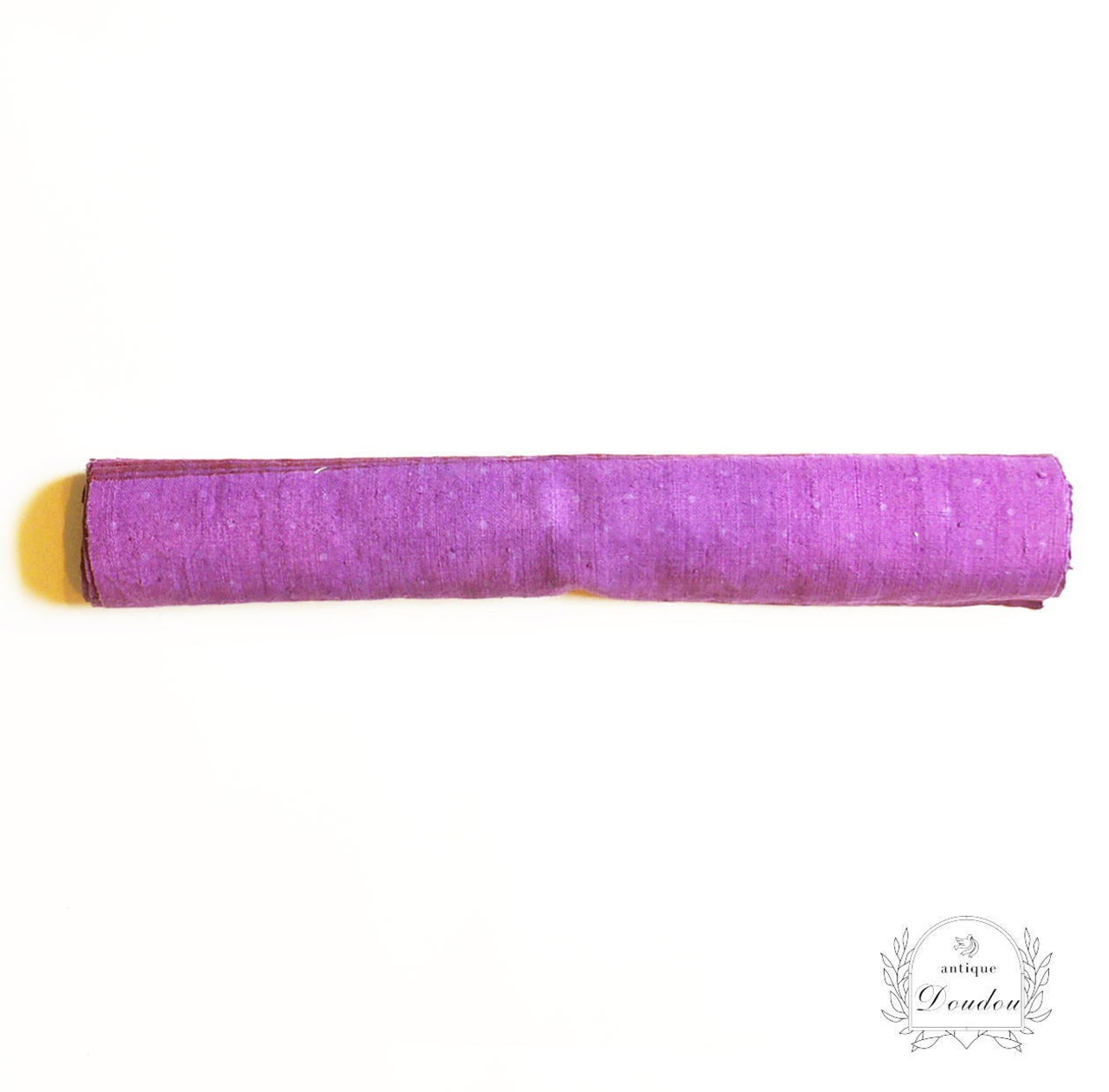 カット販売/sa797/ハンガリー アンティーク リネンパープル 小ドット模様 kékfestés