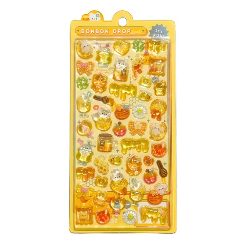 オリジナルボンボンドロップシール　はちみつボンボン
