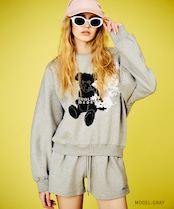 COOLAロゴスウェットショートパンツ (GRAY) CQ-48005