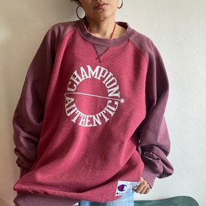 made in HONDURAS 90s CHAMPION AUTHENTIC cotton Sweat shirt {ホンジュラス製　90s　チャンピオン　アスレティック　スエットトレーナー　古着　メンズ}ユニセックス