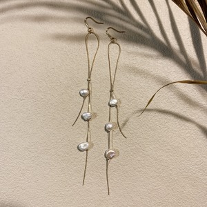 【 lily 】long pierce/earring