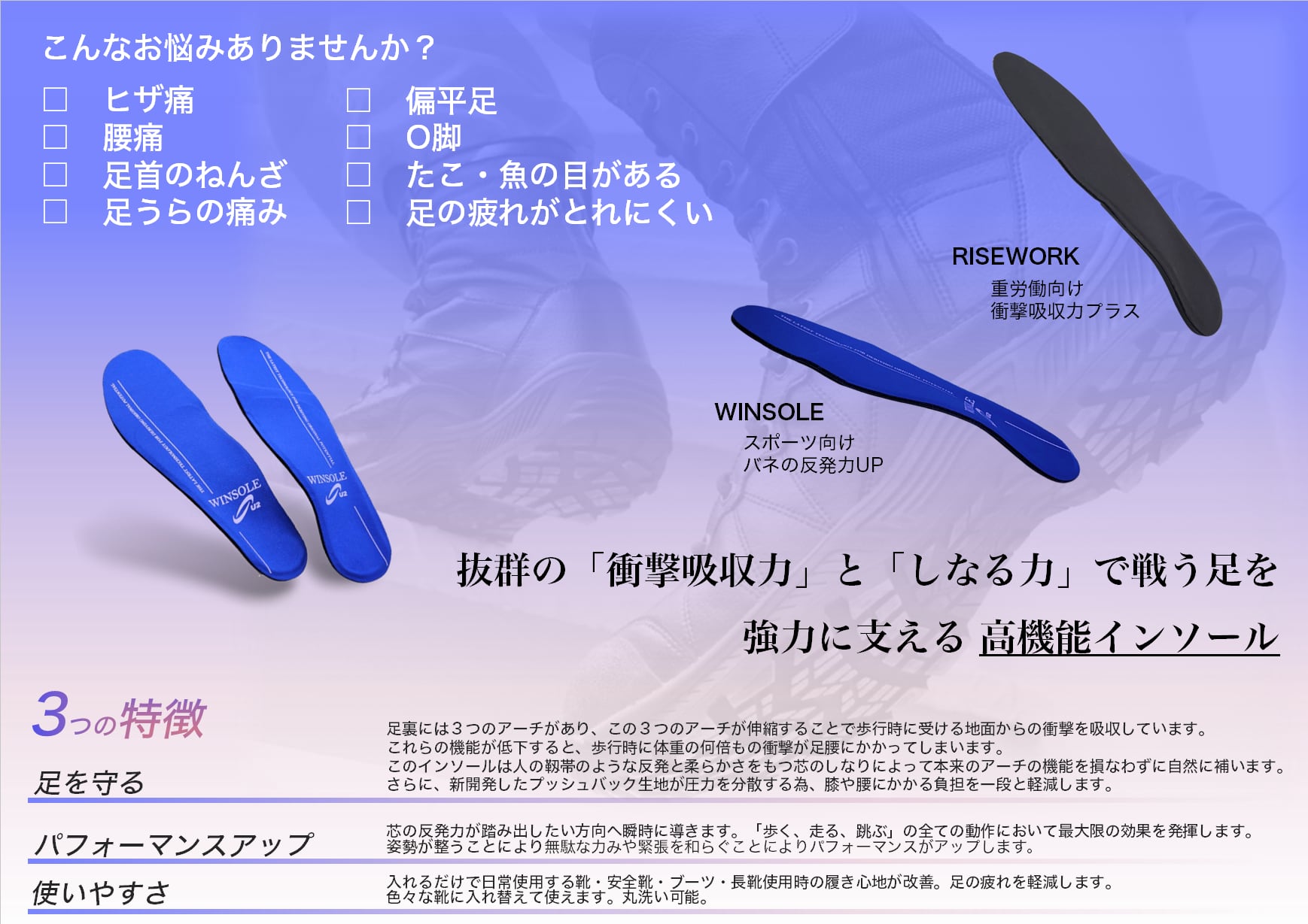 インヴェル パフォーマンスインソール